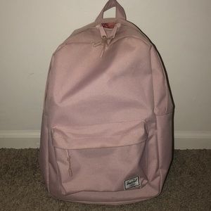 Pink Herschel backpack